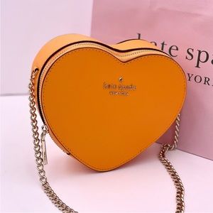 Kate Spade Love Shack Mini Heart
Crossbody Bag Orange